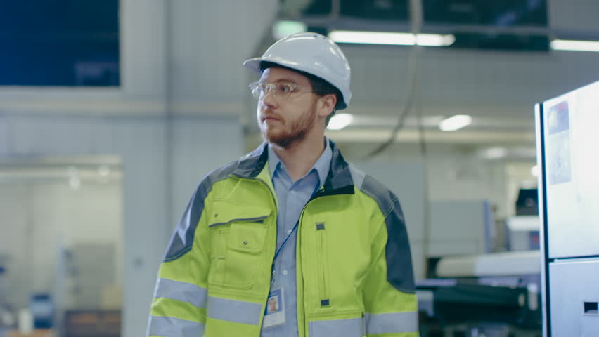 Hat Wearing Safety Stock Footage Video 