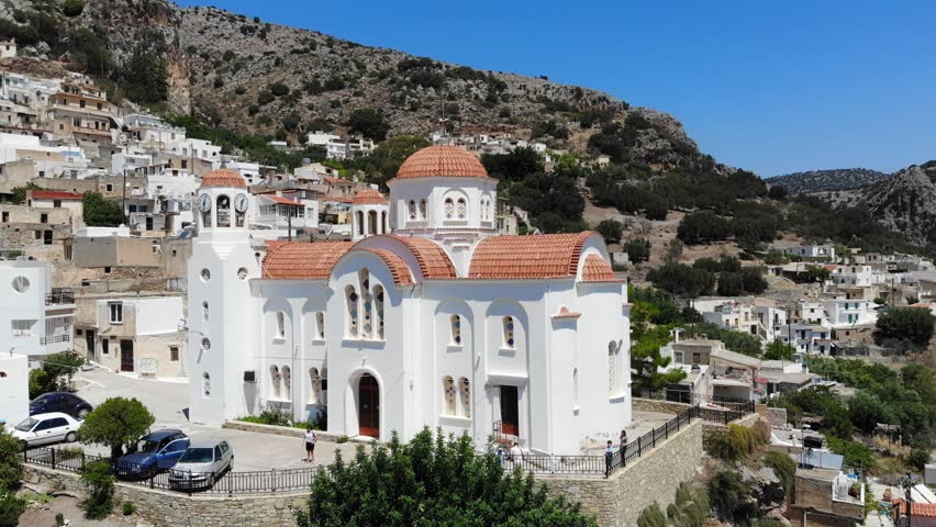 Kritsa, Crete, Greece | Shutterstock HD Video #1015055866