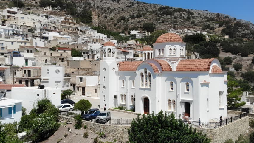 Kritsa, Crete, Greece | Shutterstock HD Video #1015055872