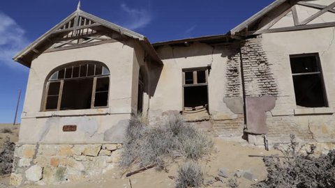 The ghost town of Kolmanskop in Namibia's desert