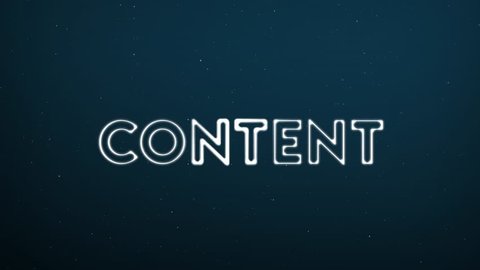 Abstract moving connection structure background with text CONTENT