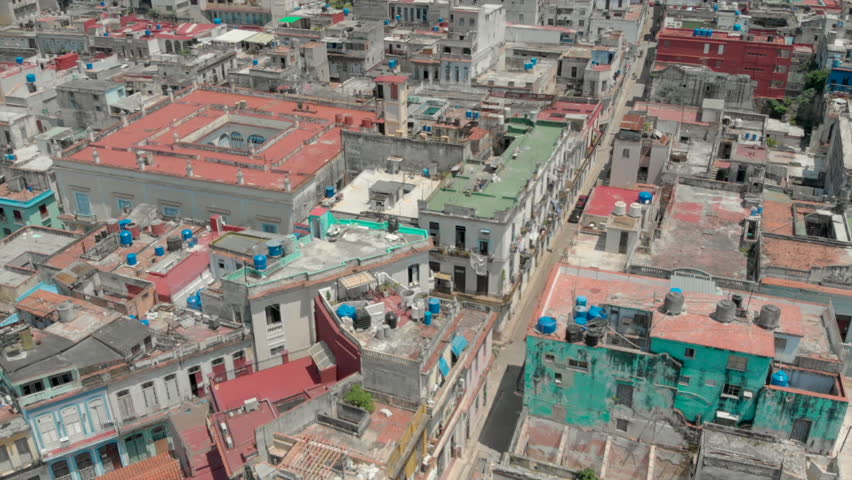 4K Havana Cuba aerial shot