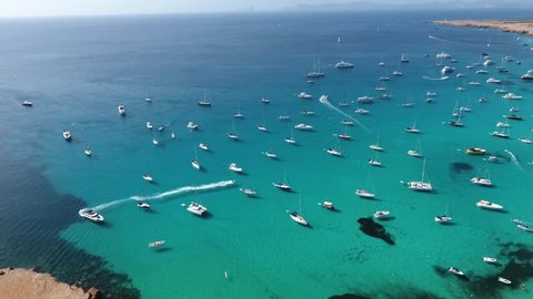 Formentera Cala Saona Drone Footage