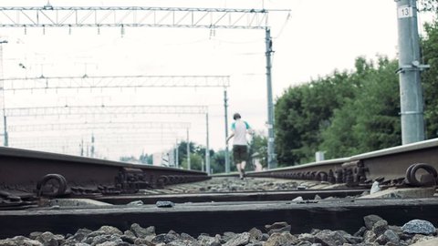 people cross the railroad in the wrong place, life threatening