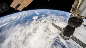 Rotating Planet Earth as seen from the International Space Station, Time Lapse 4K. Images courtesy of NASA Johnson Space Center. 