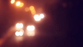Abstract Bokeh lights background. HD clip