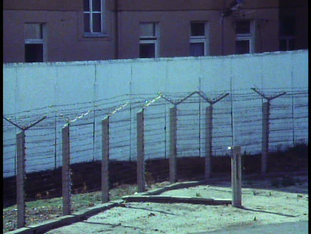 WEST BERLIN, WEST GERMANY, 1988, The Berlin Wall the last year it stood, the DMZ