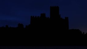 The Castle of Almourol of Vila Nova da Barquinha, near Lisbon, Portugal, Thunderstorm Timelapse - Powered by Shutterstock - Get 15% off with code: PIKWIZARD15