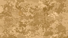 abstract animated stained background seamless loop video - watercolor effect - beige, sand, tan, brown ochre and taupe color