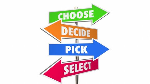 What is the difference between 'pick' and 'choose' and 'select