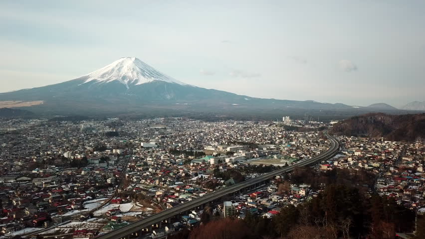 Fuji Mountain in Winter,Mt. Fuji,Japan | Shutterstock HD Video #1015328377