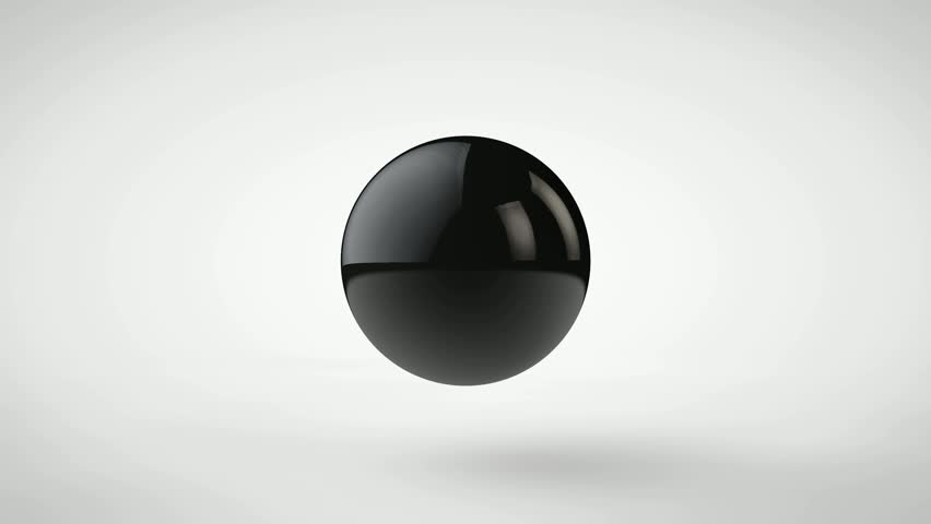 3D animation of the merge balls, drops of oil in a single bowl, a sphere, a big drop.