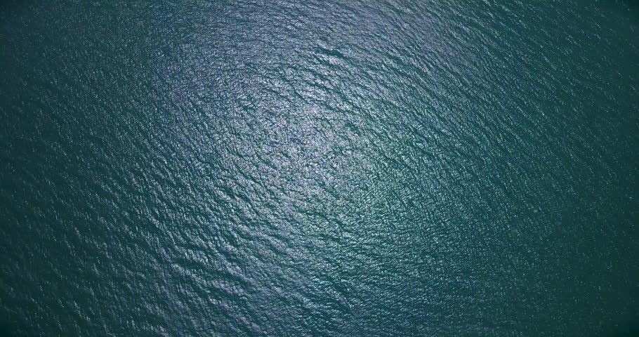 
Aerial: Never endless sea surface view, 
