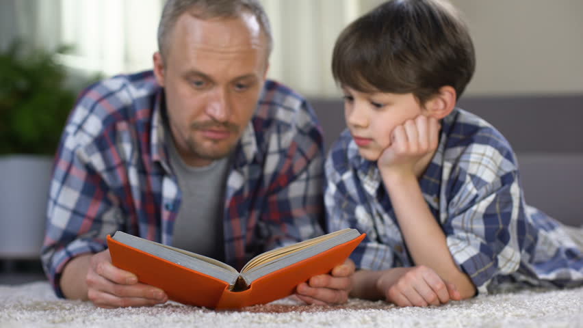 Dad reads