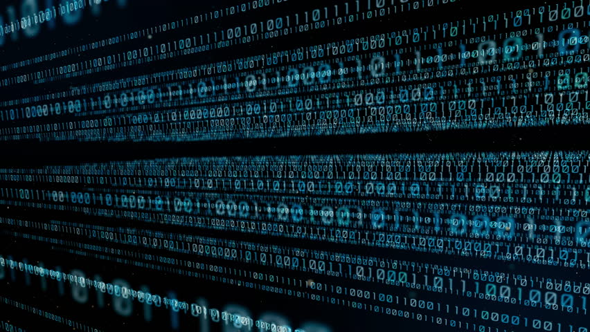 digital binary code concept Stock Footage Video (100% Royalty-free ...