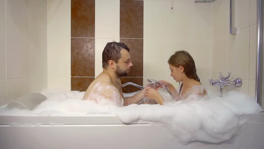 Married couple realizes the of taking shower