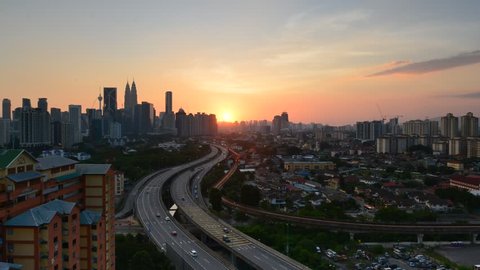 Kuala Lumpur Sunset Time Lapse