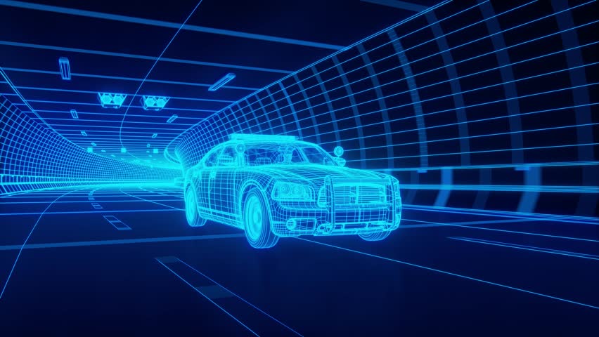 Abstract 3d Car Animation Stock Footage Video (100% Royalty-free ...