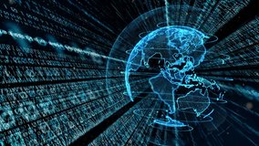 Digital communication concept. Binary code. - Powered by Shutterstock - Get 15% off with code: PIKWIZARD15