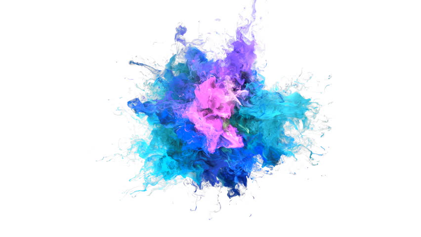 color burst - colorful cyan magenta Stock Footage Video (100% Royalty ...