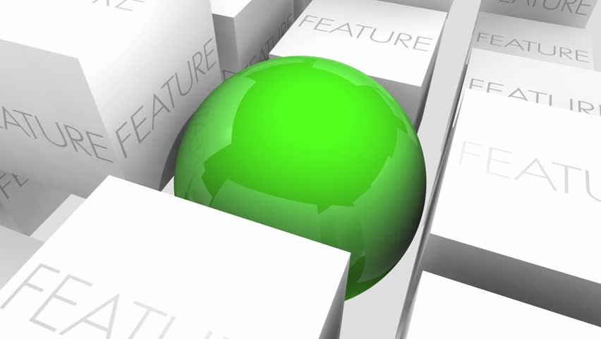 Benefit Vs Feature Advantage Value Sphere in Cubes 3d Animation Royalty-Free Stock Footage #1015476004
