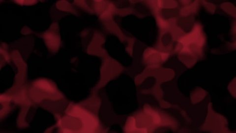 Slow dark red shifting fractal flowing abstract motion background loop