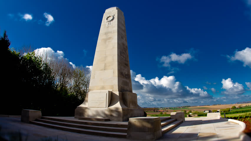 Places of remembrance world war 1 : New Zealand Memorial, Messines, Belgium