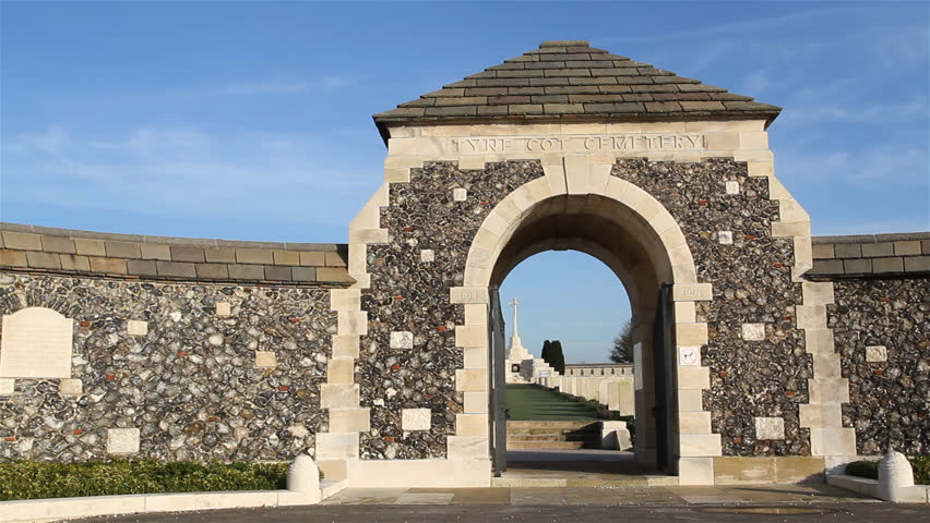 Places of remembrance world war 1 : Tyne Cot Cemetery, Ypres, Belgium  