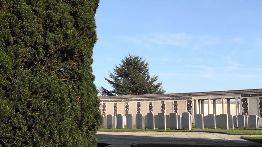 Places of remembrance world war 1 : Tyne Cot Cemetery, Ypres, Belgium  