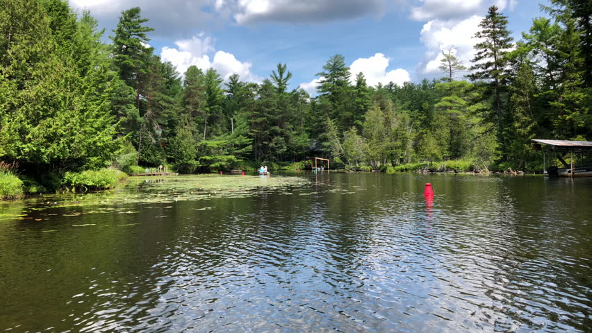 Adirondack Alpine Lake Boat Navigation