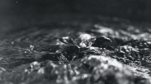Boiling water. Shot with high speed camera, 4K. Slow Motion.