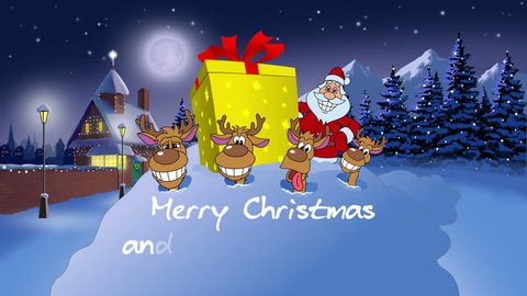 Christmas Flight Of Santa Claus Stockvideos Filmmaterial 100 Lizenzfrei Shutterstock