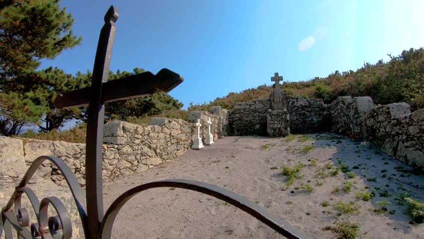 SMALL CEMETERY IN FOREST