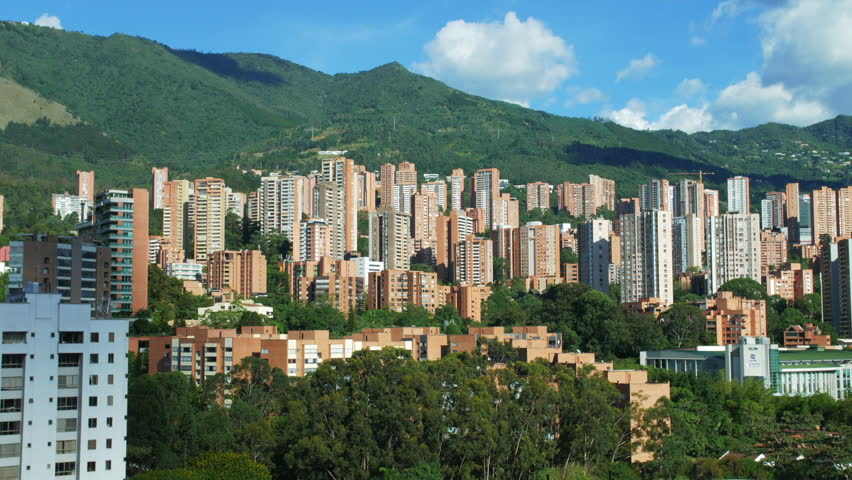 Medellin Colombia panorama view Poblado