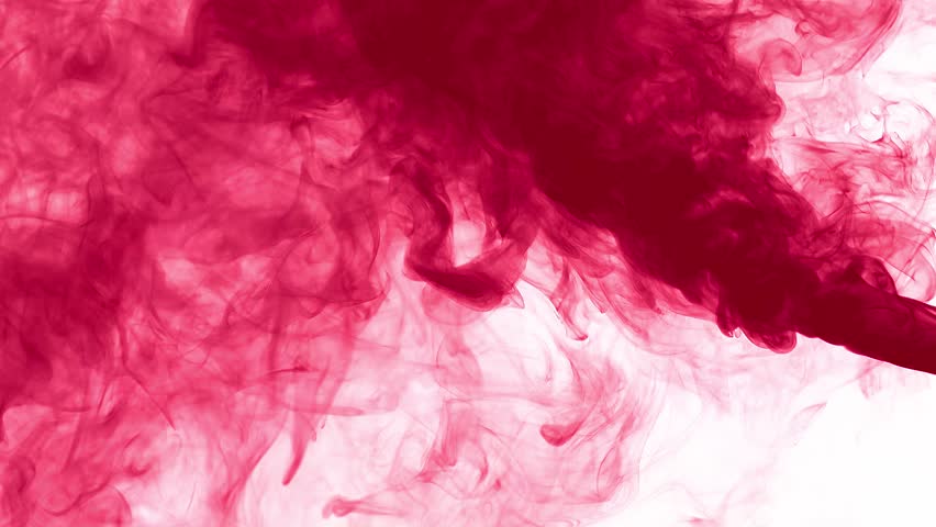 red smoke on white isolated background Stock Footage Video (100% ...