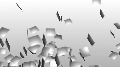 4k Abstract 3d Paper Cards Shards Stock Footage Video (100% Royalty ...