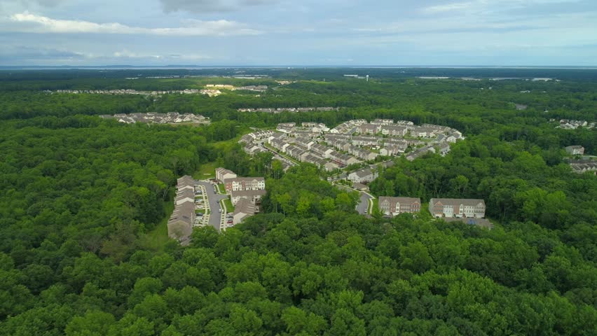 Residential real estate Maryland USA 4k