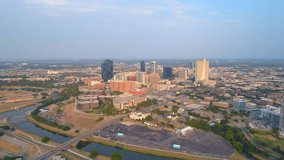 Aerials of Fort Worth Texas USA