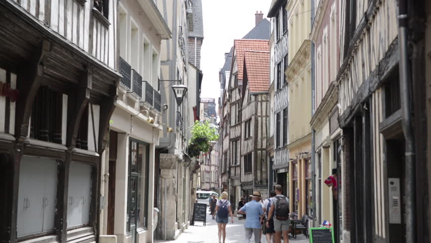 Rouen - traditional medieval city in France