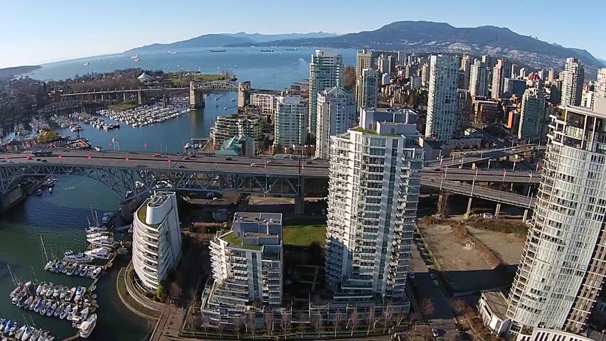 Aerial view of Vancouver 