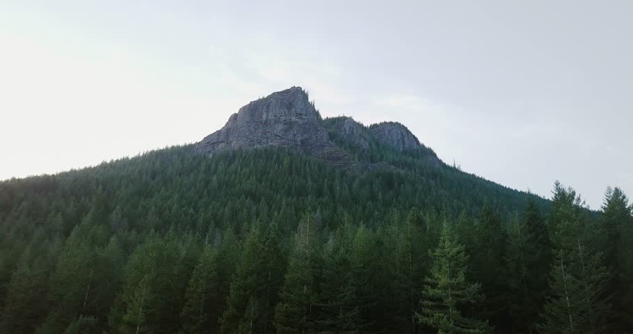 Rattlesnake Ledge Aerial shot in Washington State