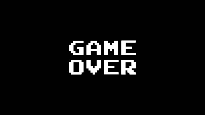 Game Over Glitch Text Animation Stock Footage Video 100 Royalty Free Shutterstock