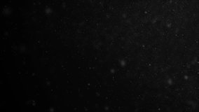 Looped 3d Animation of Floating Dots in the Air With Bokeh. Seamless Dust Particles Close-up Flying on Black Background in Slow Motion. 4k Ultra HD 3840x2160. - Powered by Shutterstock - Get 15% off with code: PIKWIZARD15