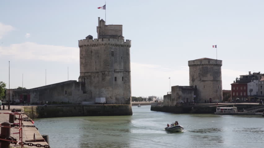 Entrance to the La Rochelle Harbour, France