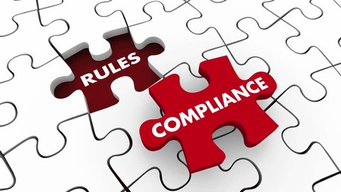 Rules Compliance Following Regulations Compliant Puzzle 3d Animation