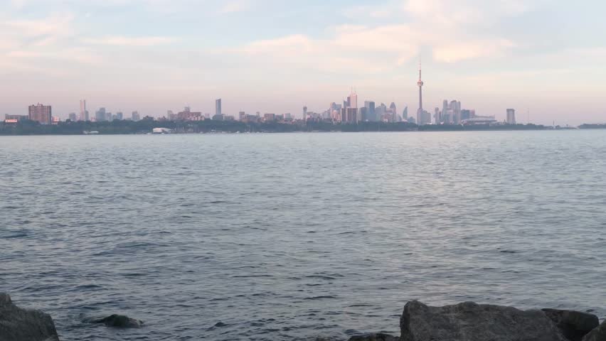 The Toronto Skyline at a distance.