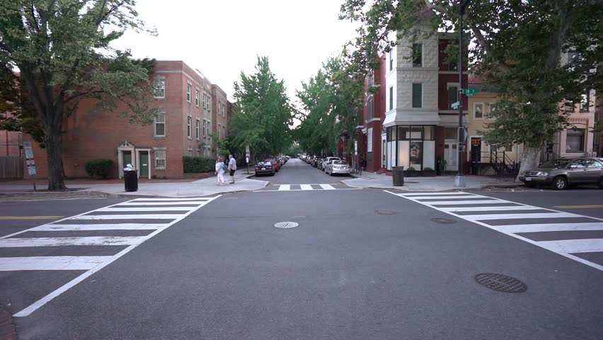 Washington, D.C. Streets Slow Motion