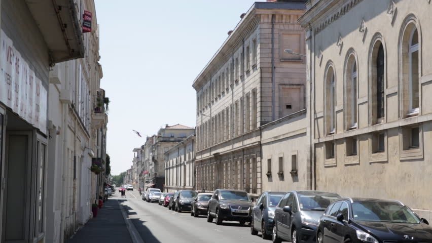 Typical street in France - Rocheford