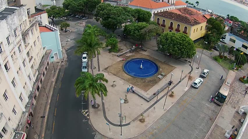 Cathedral of Our Lady of Victory or Cathedral of the Se, built in 1699, considered patrimony of humanity by Unesco in the city of Sao Luiz do Maranhao, Maranhao state, Brazil, May 2016.