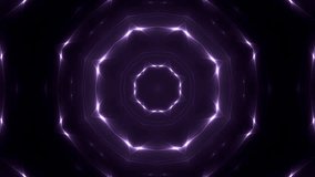 Fractal violet kaleidoscopic background. Background motion with fractal design. Disco spectrum lights concert spot bulb. More sets footage in my portfolio.
